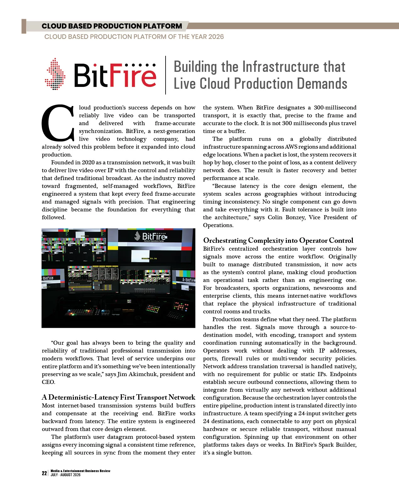  Production Services | Media Entertainment Business Review